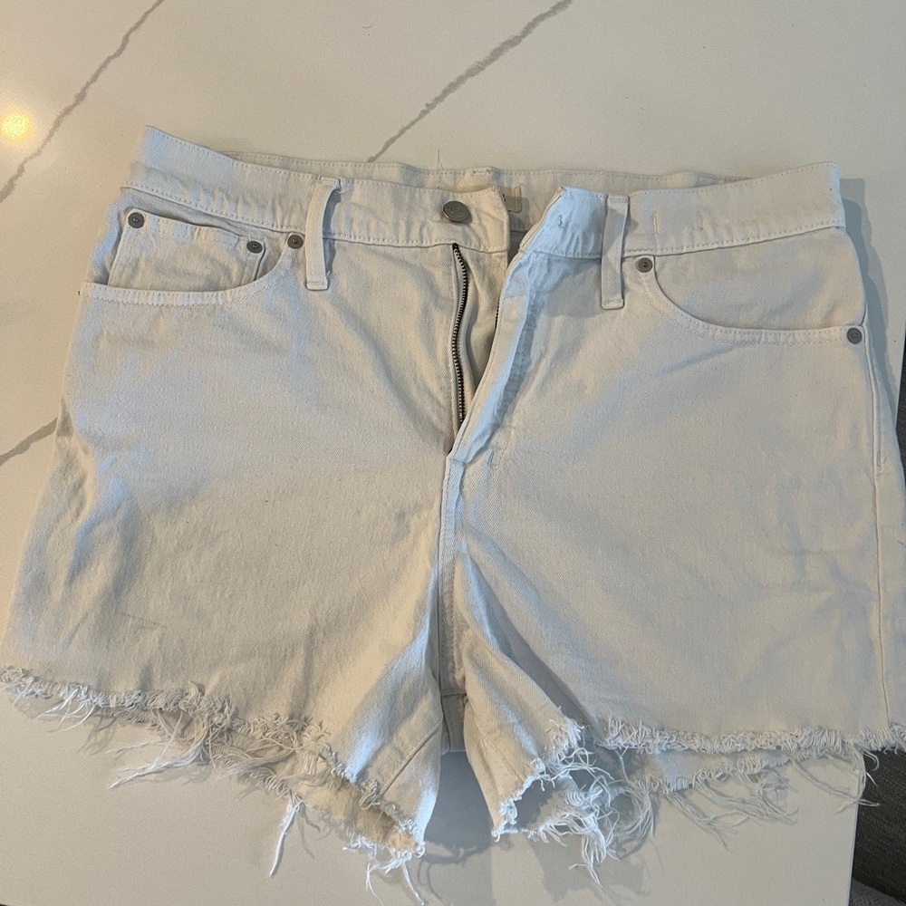 Madewell High waisted Jean shorts